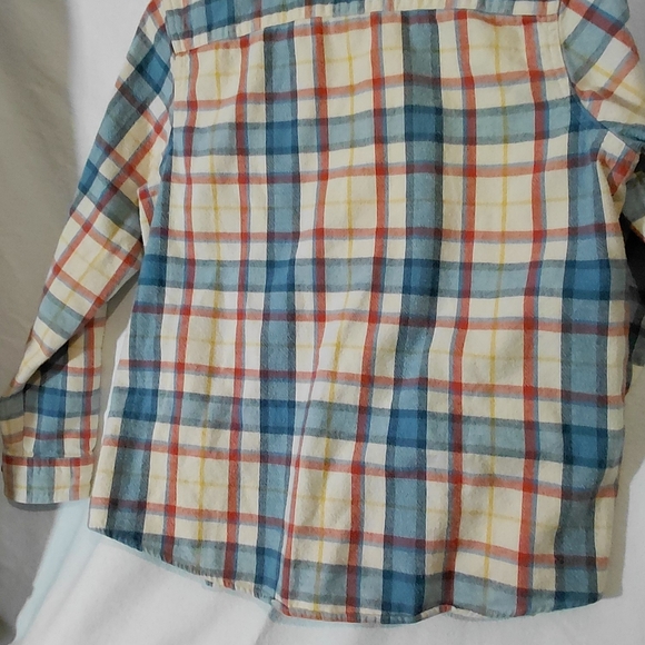L.L. Bean Blue and Red Plaid Shirt - Picture 6 of 10